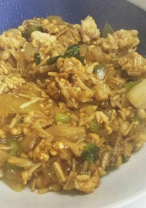 えのきでかさまし！小松菜ドライカレー-レシピのメイン写真