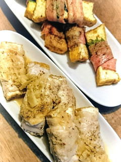 厚揚げの肉巻きガリソース&ベーコン巻き-レシピのメイン写真