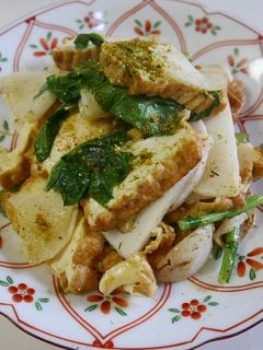 蕪と厚揚げのマヨ炒め-レシピのメイン写真