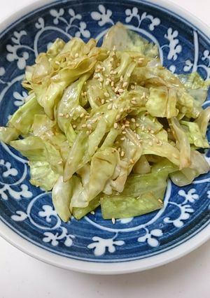 キャベツのオイスターソースあえ-レシピのメイン写真