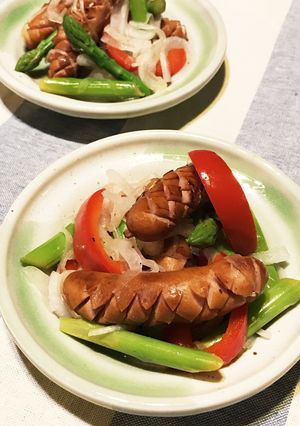 ソーセージと野菜のマリネ-レシピのメイン写真