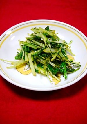 簡単副菜！水菜だってイタリアン-レシピのメイン写真