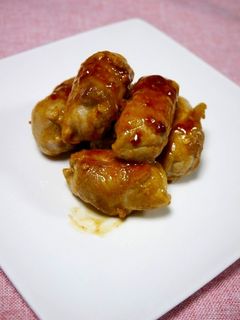 糖質制限!ブロッコリーのチーズミニ肉巻き-レシピのメイン写真