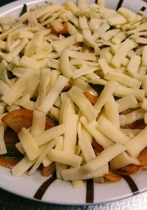 レンジで簡単ピザ風-レシピのメイン写真