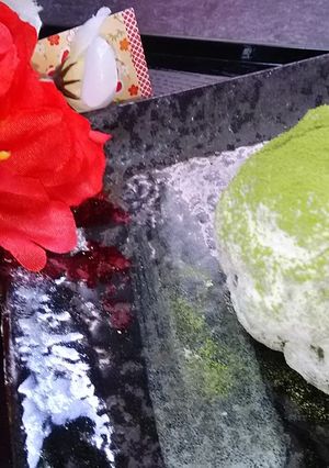 ずっしりもっちり♪抹茶大福-レシピのメイン写真