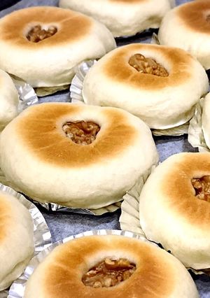 ごまあんこのおやきパン♡もちもち♡簡単♪-レシピのメイン写真