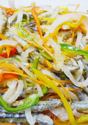 酢しょうがde小魚の甘酢漬け♪-レシピのメイン写真