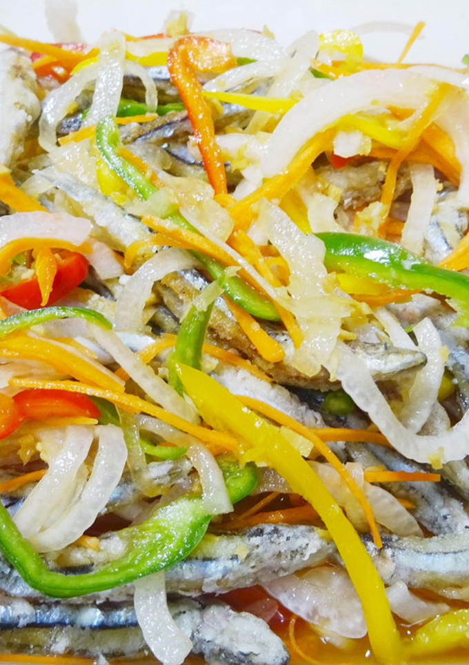 酢しょうがde小魚の甘酢漬け♪-レシピのメイン写真