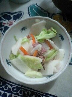 桜の花の野菜漬け-レシピのメイン写真