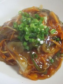 鯵唐揚げ(甘酢あんかけ)-レシピのメイン写真