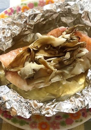 赤魚ときのこのホイル焼き☆ポン酢がけ♪-レシピのメイン写真