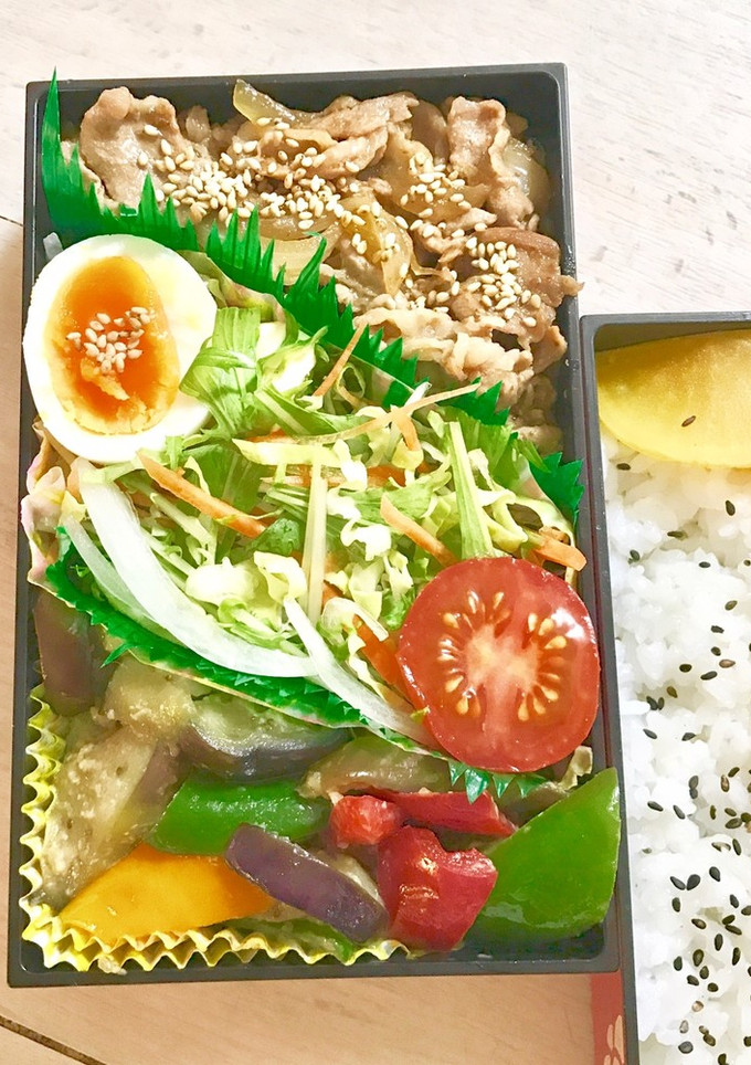 メインは焼肉♪娘のお弁当-レシピのメイン写真