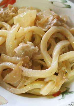 マヨ醤油味の焼きうどん-レシピのメイン写真