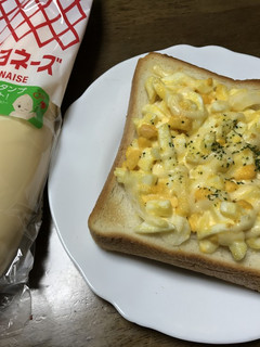 マヨタマ トースト-レシピのメイン写真