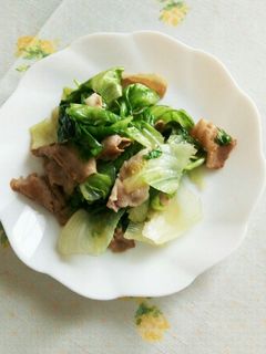 糖質制限☆レタスと豚肉いため-レシピのメイン写真