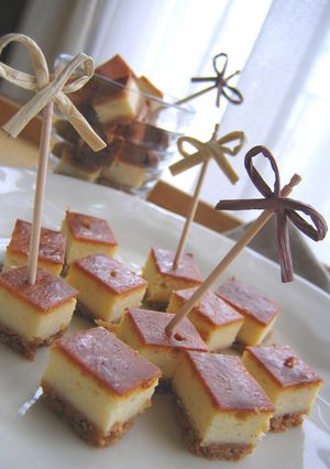 おみやげ＆ピンチョス☆チーズケーキ-レシピのメイン写真