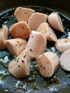 魚肉ソーセージのバター炒め-レシピのメイン写真