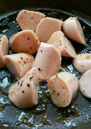 魚肉ソーセージのバター炒め-レシピのメイン写真