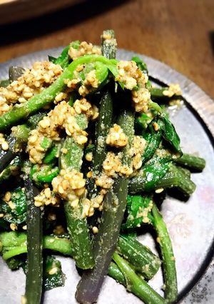 シドケの胡麻和え(甘くない)-レシピのメイン写真