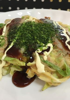 お好み焼き風キャベツ焼き-レシピのメイン写真