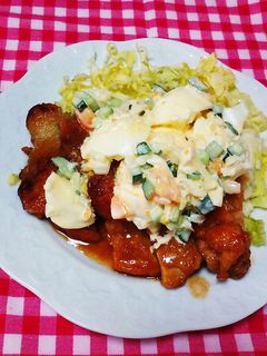 揚げないチキン南蛮 野菜たっぷりタルタル-レシピのメイン写真