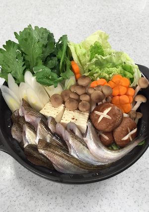 ハタハタの水炊き-レシピのメイン写真