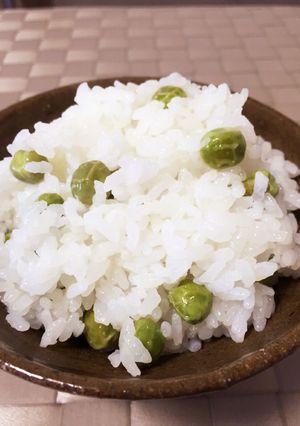 豆ごはん☆ お鍋、炊飯器でも♪-レシピのメイン写真