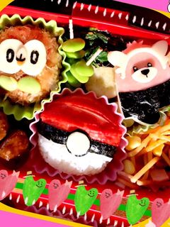 ポケモン キャラ弁☆簡単-レシピのメイン写真
