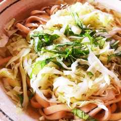 รูปของ 蓮根キャベツそば