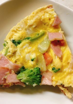 春野菜たっぷり オープンオムレツ-レシピのメイン写真