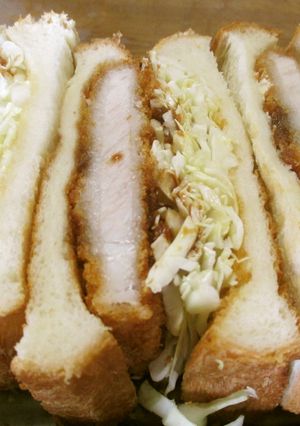 一人ランチ♡ソース絶品カツサンド-レシピのメイン写真