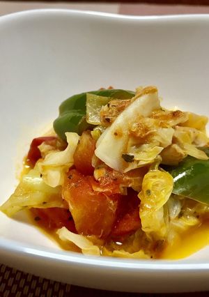 春キャベツとトマトのさっぱり煮-レシピのメイン写真