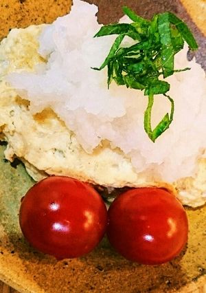 *おろしポン酢の豆腐ハンバーグ*-レシピのメイン写真