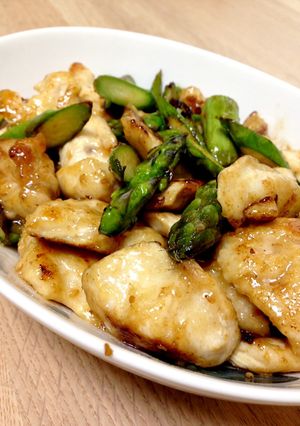ぷりっと♪鶏胸肉のマヨネーズ炒め-レシピのメイン写真