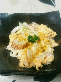 カレー味新玉ねぎちくわスクランブルサラダ-レシピのメイン写真