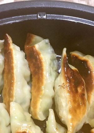 焼きながら食べられる餃子-レシピのメイン写真