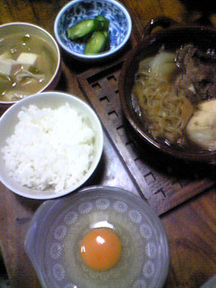 すき煮鍋で美味しいご飯食べましょうw-レシピのメイン写真