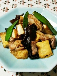 豚肉と厚揚げの中国風炒め煮-レシピのメイン写真