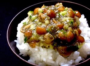 ご飯がススムなめこときゅうりと納豆昆布-レシピのメイン写真
