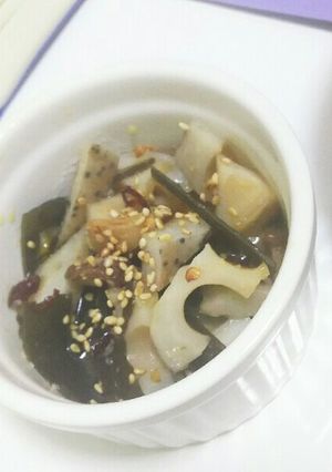 漫画飯にがくてあまい☆塩きんぴら-レシピのメイン写真
