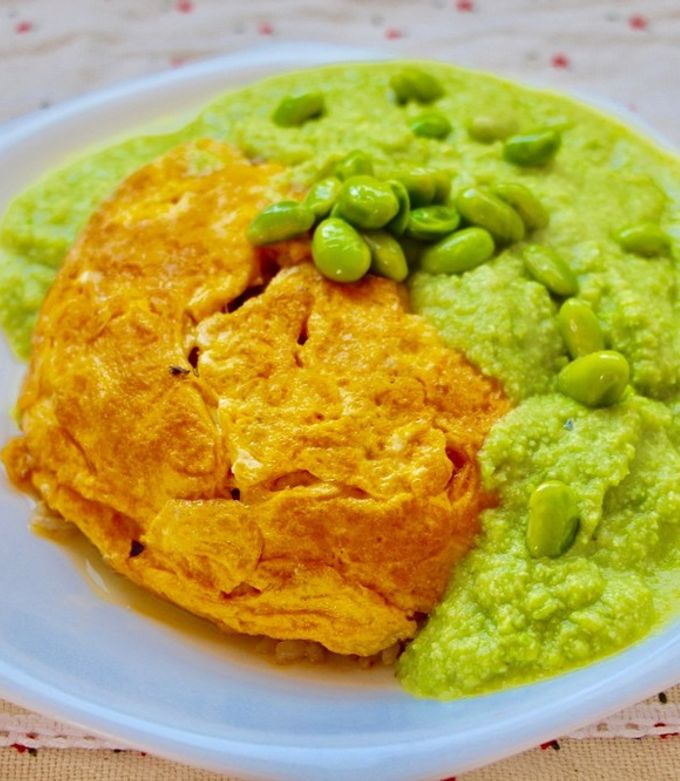 天津飯 ｰ緑のソースを添えてｰ by カシさん 【クックパッド】 簡単