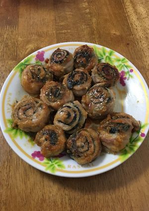 豚味噌海苔巻き-レシピのメイン写真