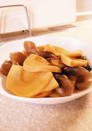 ニシンで筍とこんにゃくの煮物-レシピのメイン写真