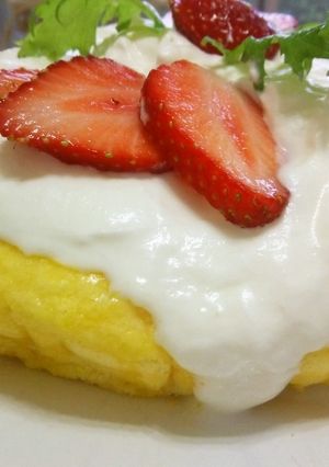 オーブンで焼くもっちりパンケーキ-レシピのメイン写真