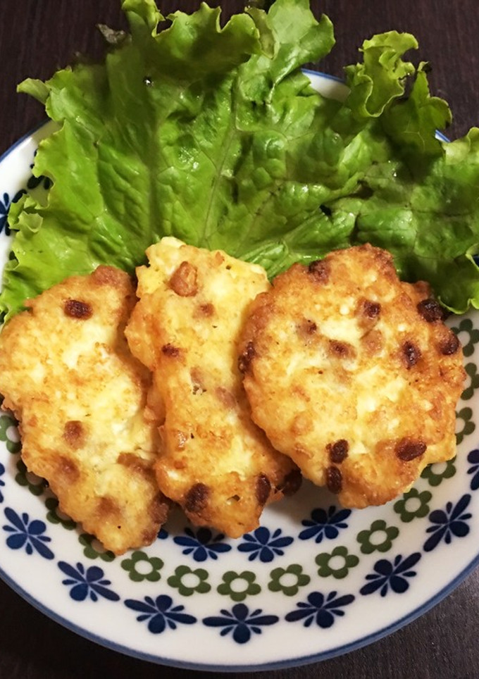 簡単･節約☆納豆と豆腐のフワ揚げ-レシピのメイン写真