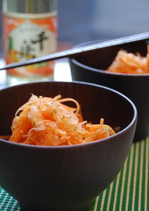 『人参の胡麻酢サラダ』-レシピのメイン写真