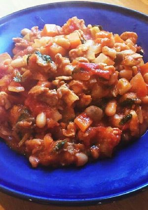 ☆豚肉と豆のトマト煮込み☆-レシピのメイン写真