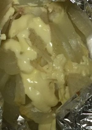 玉ねぎマヨネーズホイル焼き-レシピのメイン写真