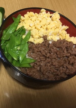 時短三色丼ぶり-レシピのメイン写真