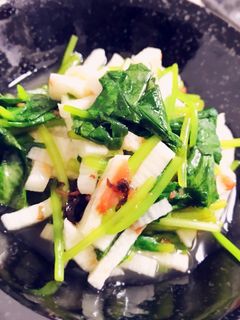 三つ葉と長芋の梅肉和え-レシピのメイン写真